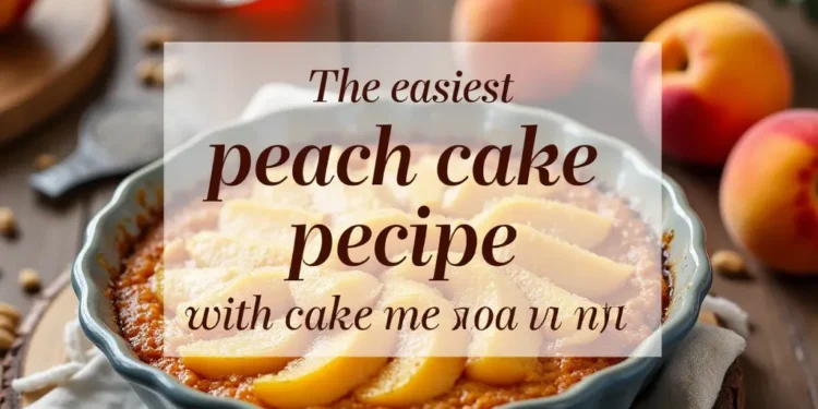 peach cobbler with cake mix and canned peaches
