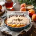 peach cobbler with cake mix and canned peaches