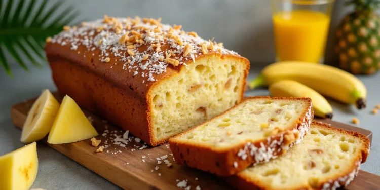 hawaiian pineapple banana bread