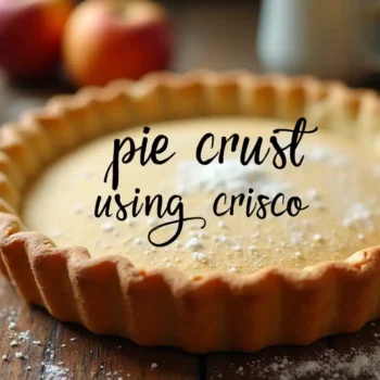 pie crust using crisco